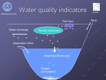 Water quality indicators - ecasa