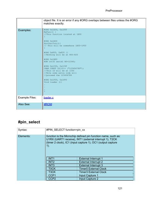 CCS C Compiler Manual PCB / PCM / PCH