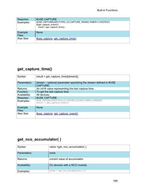 CCS C Compiler Manual PCB / PCM / PCH