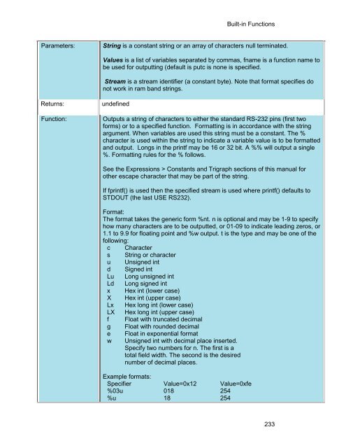 CCS C Compiler Manual PCB / PCM / PCH