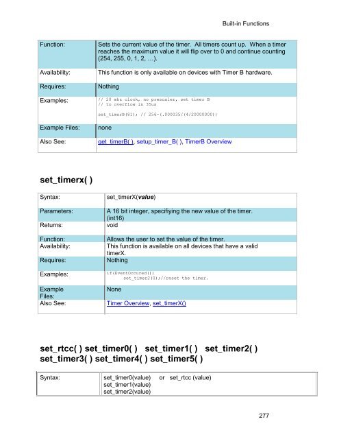 CCS C Compiler Manual PCB / PCM / PCH