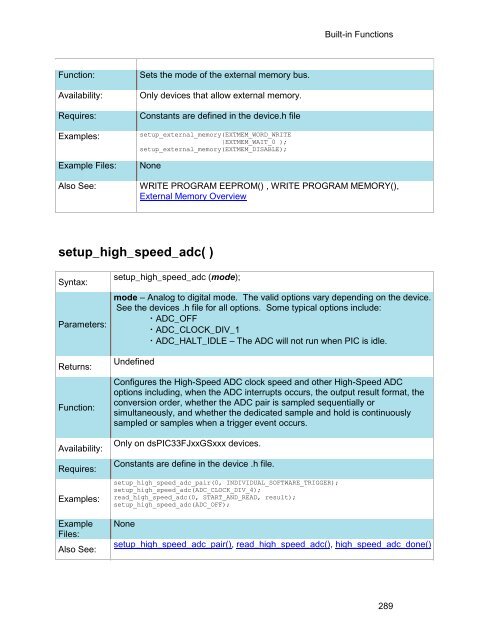 CCS C Compiler Manual PCB / PCM / PCH