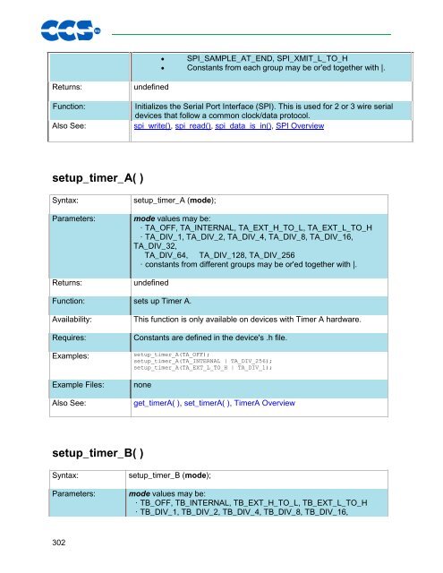 CCS C Compiler Manual PCB / PCM / PCH