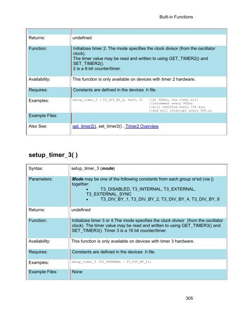 CCS C Compiler Manual PCB / PCM / PCH