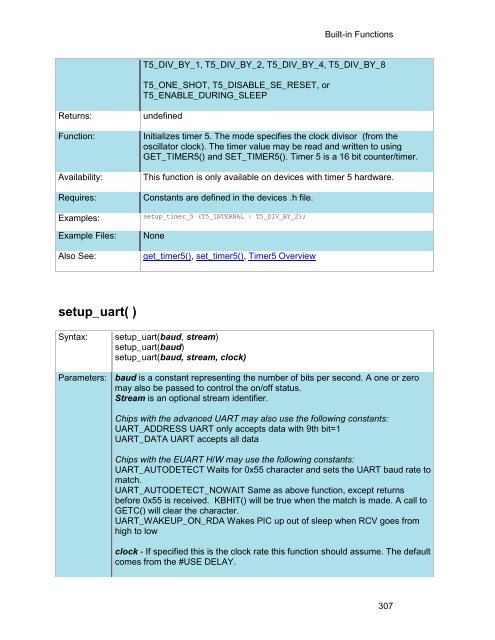 CCS C Compiler Manual PCB / PCM / PCH