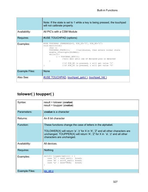 CCS C Compiler Manual PCB / PCM / PCH