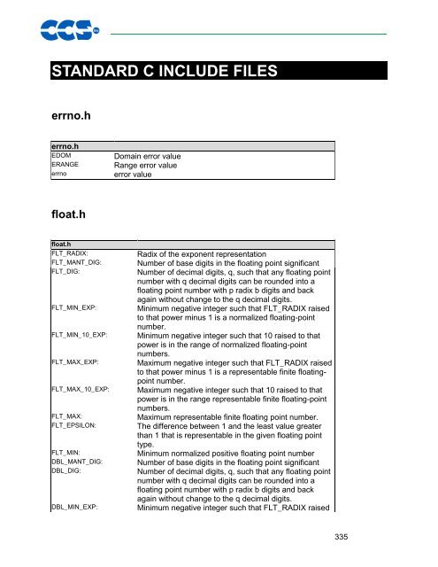 CCS C Compiler Manual PCB / PCM / PCH