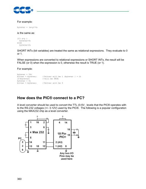 CCS C Compiler Manual PCB / PCM / PCH