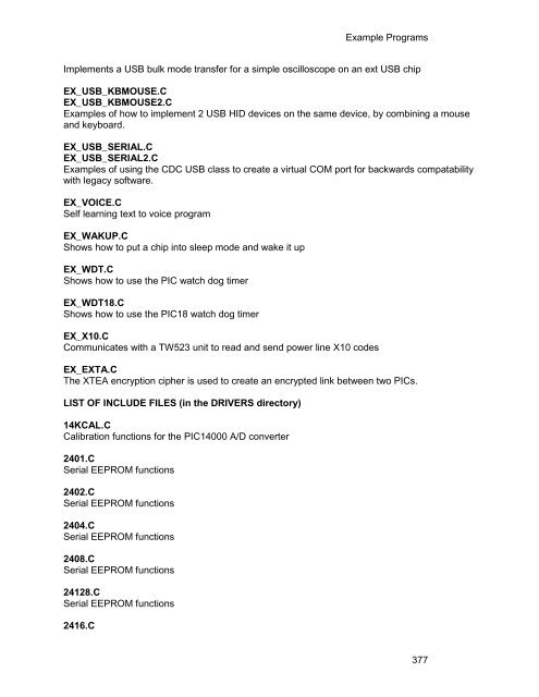 CCS C Compiler Manual PCB / PCM / PCH