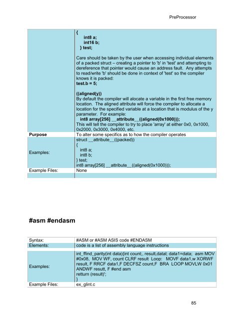 CCS C Compiler Manual PCB / PCM / PCH