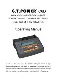 Please click here to Download the G.T. Power C6D User ... - 4-Max