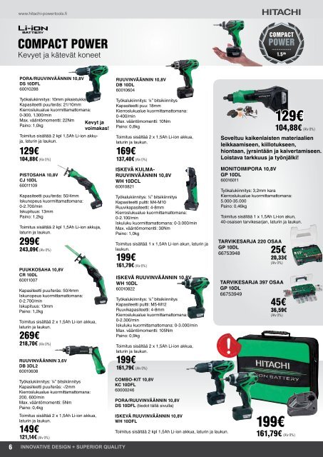 KONE - Hitachi Power Tools Finland Oy