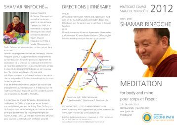 MEDITATION - Bodhi Path Buddhist Centers
