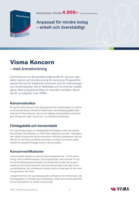 Visma Koncern - Visma Spcs AB