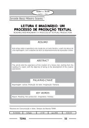 LEITURA E IMAGINÁRIO: UM PROCESSO DE PRODUÇÃO TEXTUAL