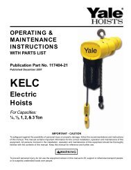Yale KELC - Hoists Direct