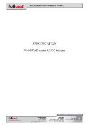 FU-ADPV60 series AC/DC Adapter - Ukai