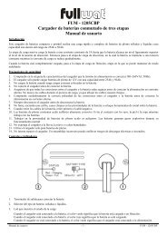 1205CBP Cargador de baterÃ­as conmutado de tres ... - ElectroCarp