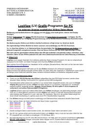 LogView (LV) Grafik-Programm fÃ¼r PC - Accu-Select