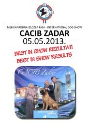 CACIB ZADAR 05.05.2013. - HKS-a