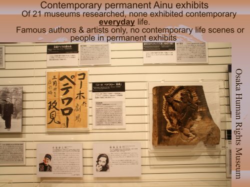 Representation of the Ainu in Textbooks and Museums - JSPS ...