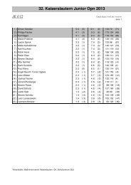 32. Kaiserslautern Junior Opn 2013 JE U12