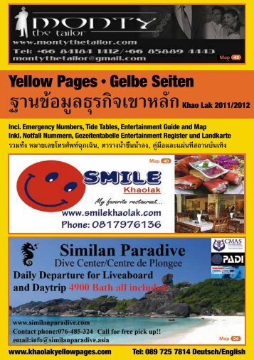 Yellow Pages â€¢ Gelbe Seiten - Khaolak Yellowpages