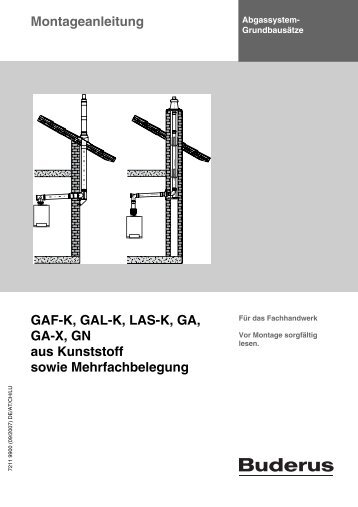 Montageanleitung GAF-K, GAL-K, LAS-K, GA, GA-X, GN aus ...