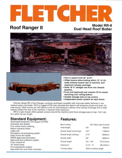 Roof Ranger II - JH Fletcher & Co.