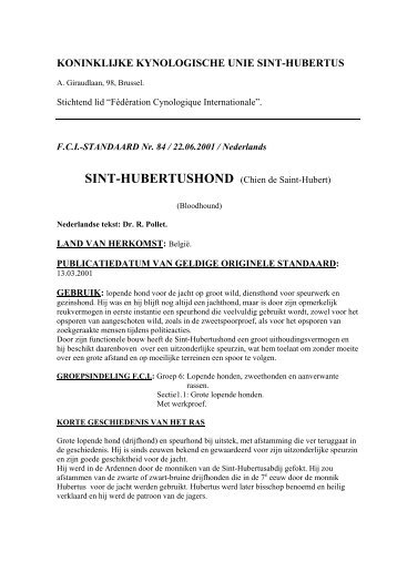 Standard FCI (format pdf) - Koninklijke Maatschappij Sint-Hubertus ...
