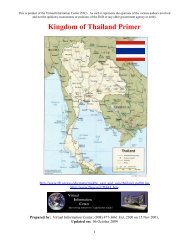 Kingdom of Thailand Primer - The Akha Heritage Foundation