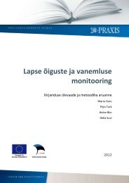 Lapse Ãµiguste ja vanemluse monitooring - Lasteombudsman