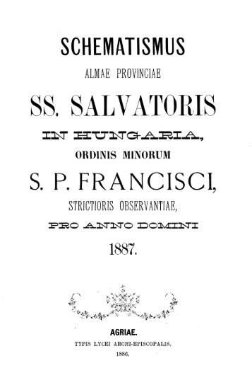 SS. SALVATORIS