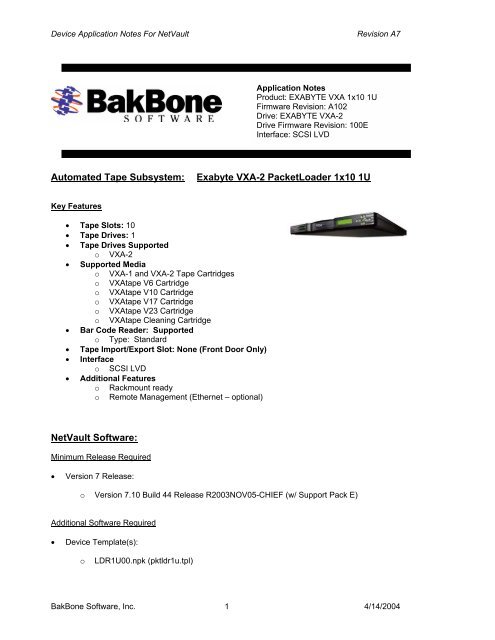 EXABYTE VXA 2 WINDOWS 8 X64 TREIBER EXABYTE VXA 2 DRIVERS PC