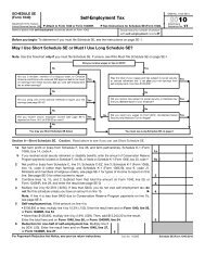 2010 Form 1040 (Schedule SE) - IRS Video Portal