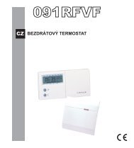 BEZDRÃTOVÃ TERMOSTAT - HyperElektro.cz