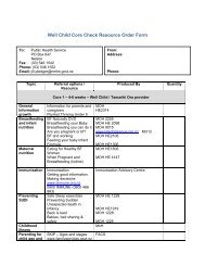 Well Child Core Check Resource Order Form - Nelson Bays Primary ...