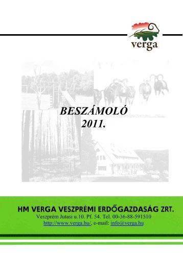 BESZÃMOLÃ 2011. - Magyar FejlesztÃ©si Bank Zrt.