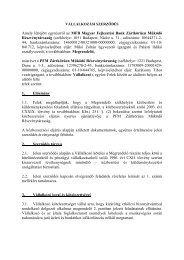 SzerzÅdÃ©s - Magyar FejlesztÃ©si Bank Zrt.