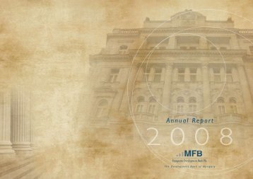 2008 Annual report - Magyar FejlesztÃ©si Bank Zrt.
