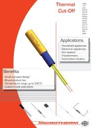 Microtherm PTC Thermistor 80°C