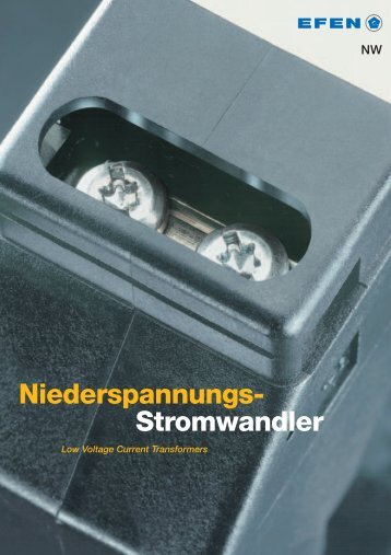 Niederspannungs- Stromwandler - EuroVolt