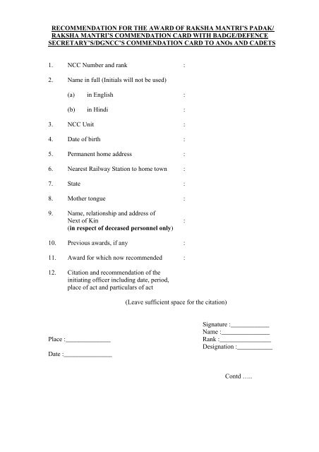 Ncc Leave Application : Letter Writing For Leave Application To