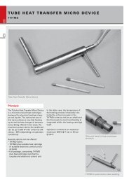 Tube Heat Transfer Micro Device (THTMD)