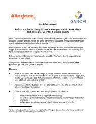 Guide to allergy-aware BBQ. - Allerject