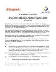 Guide BBQ de sensibilisation aux allergies - Allerject