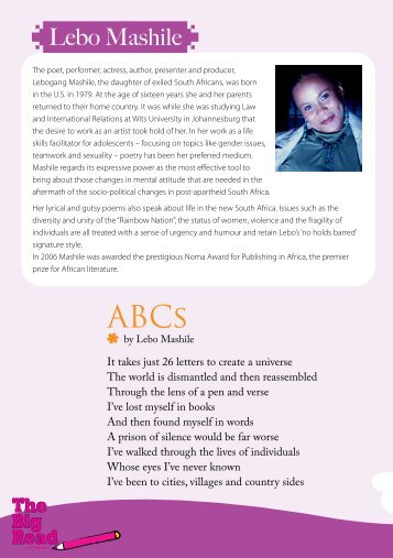 Lebo Mashile - Global Campaign for Education