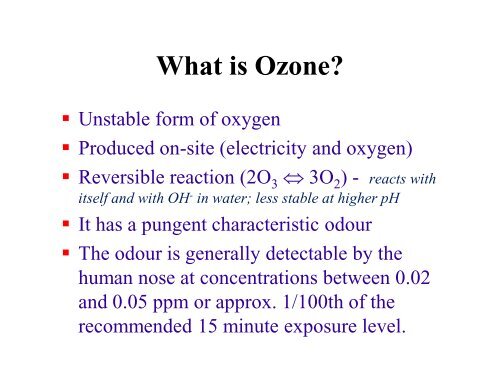 What is Ozone?