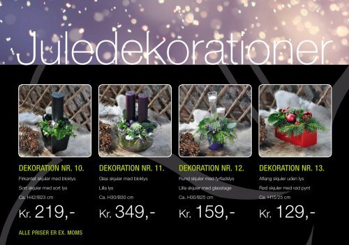 Juledekorationer 2011 - Gamst & Co.