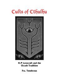 Cults of Cthulhu - Phil Hine